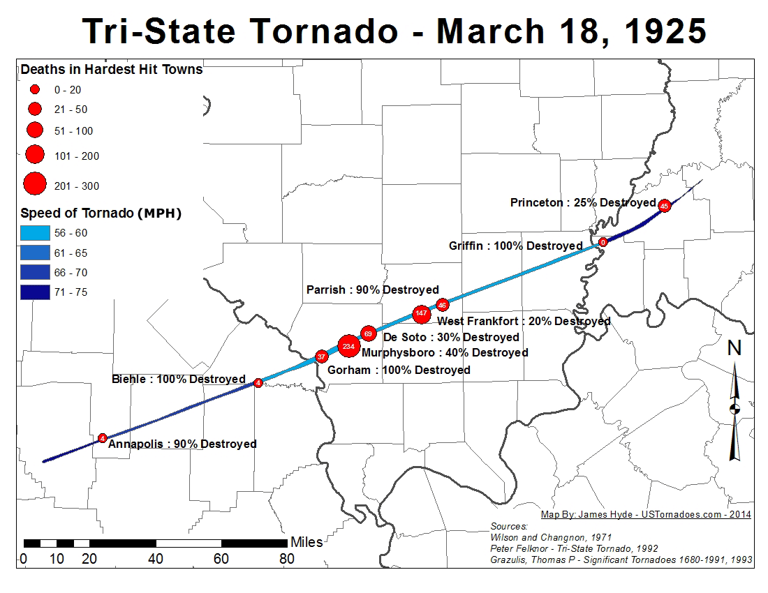 The Tri-State Tornado of 1925 - U.S. Tornadoes