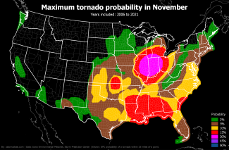 11_November_Tornado_Probability_Maximum