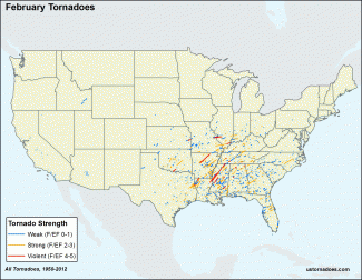 February Tornadoes