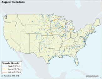 August Tornadoes 