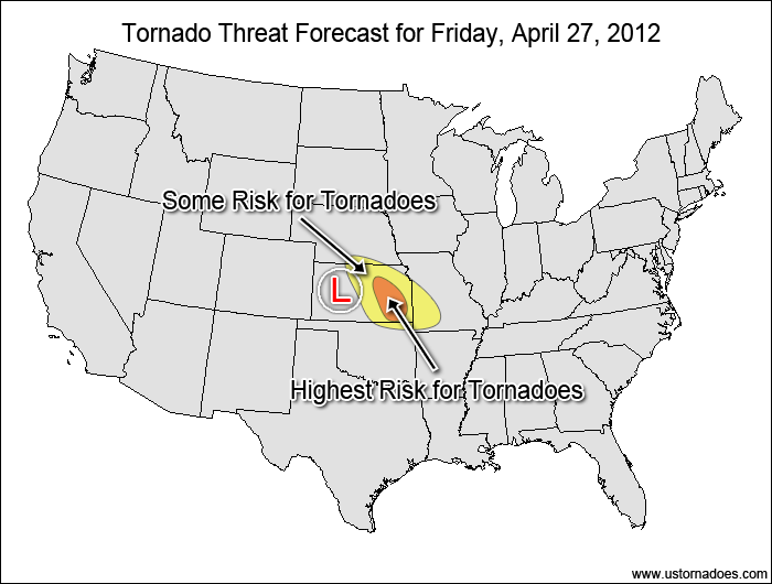 Tornado Threat Update for April 27, 2012
