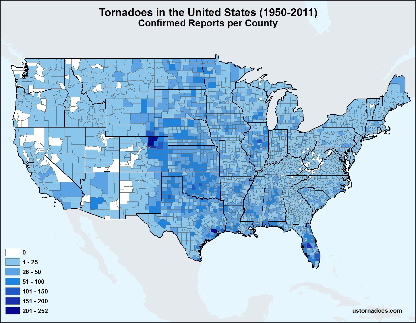 Latest Tornadoes Chart