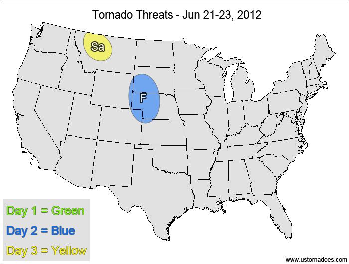 Tornado Threat Forecast: June 21-27, 2012