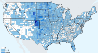 Map: June Tornadoes in the United States