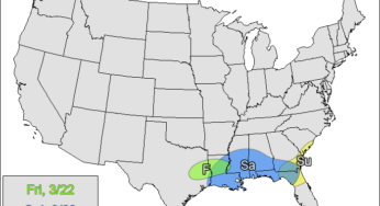Tornado Threat Forecast: March 22-24, 2013