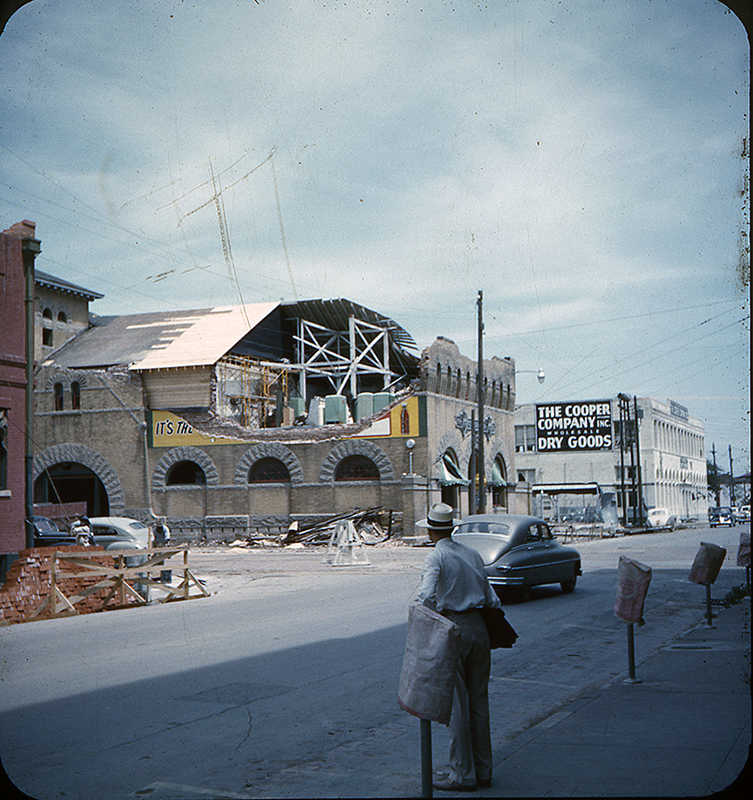 Dr Pepper Bottling Co., 300 S. 5th Street,Waco,Texas, after the 1953 Waco Tornado