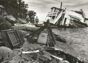 Whippoorwill Showboat after the tornado hit. (Topeka Capital-Journal)