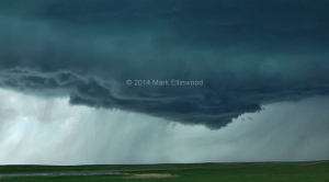 Outflow-dominant supercell in eastern Wyoming, May 20, 2014.