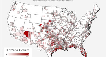 Here’s where tornadoes typically form in October across the United States