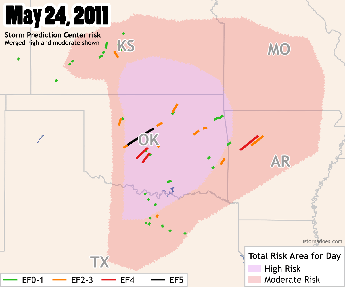 Tornado Risk Map