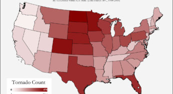 Here’s where tornadoes typically form in July across the United States