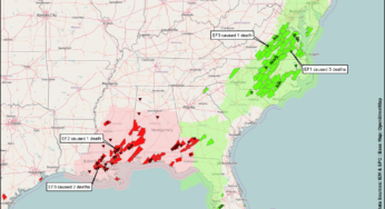 The largest tornado outbreaks of 2016