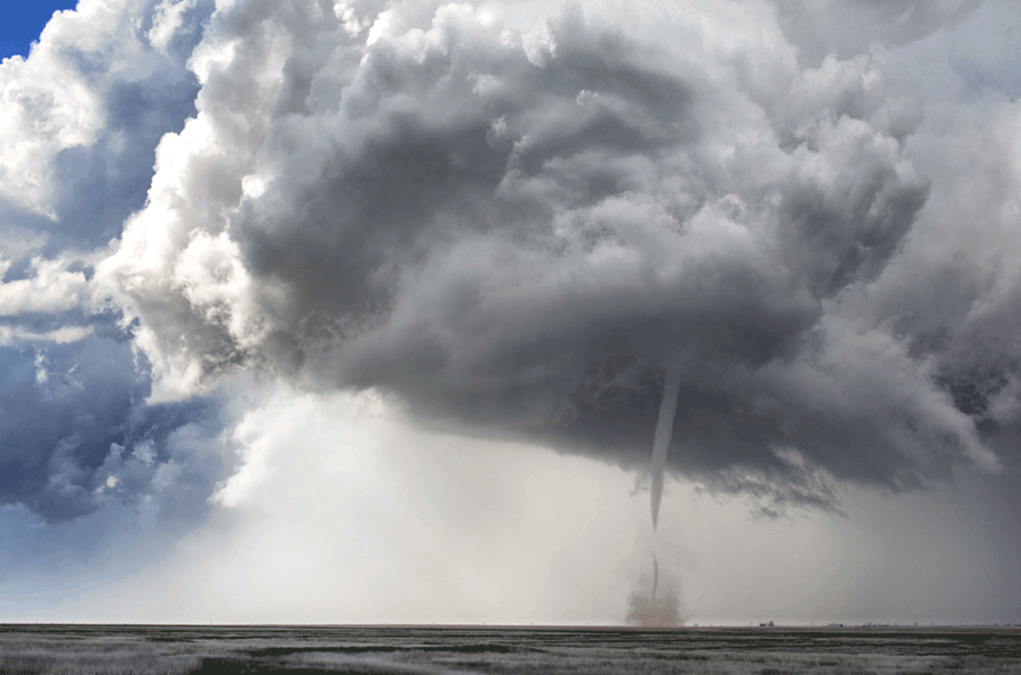  A tornado ropes out over the Colorado high plains on May 9. (Brian Miner Photography - Web, Twitter)