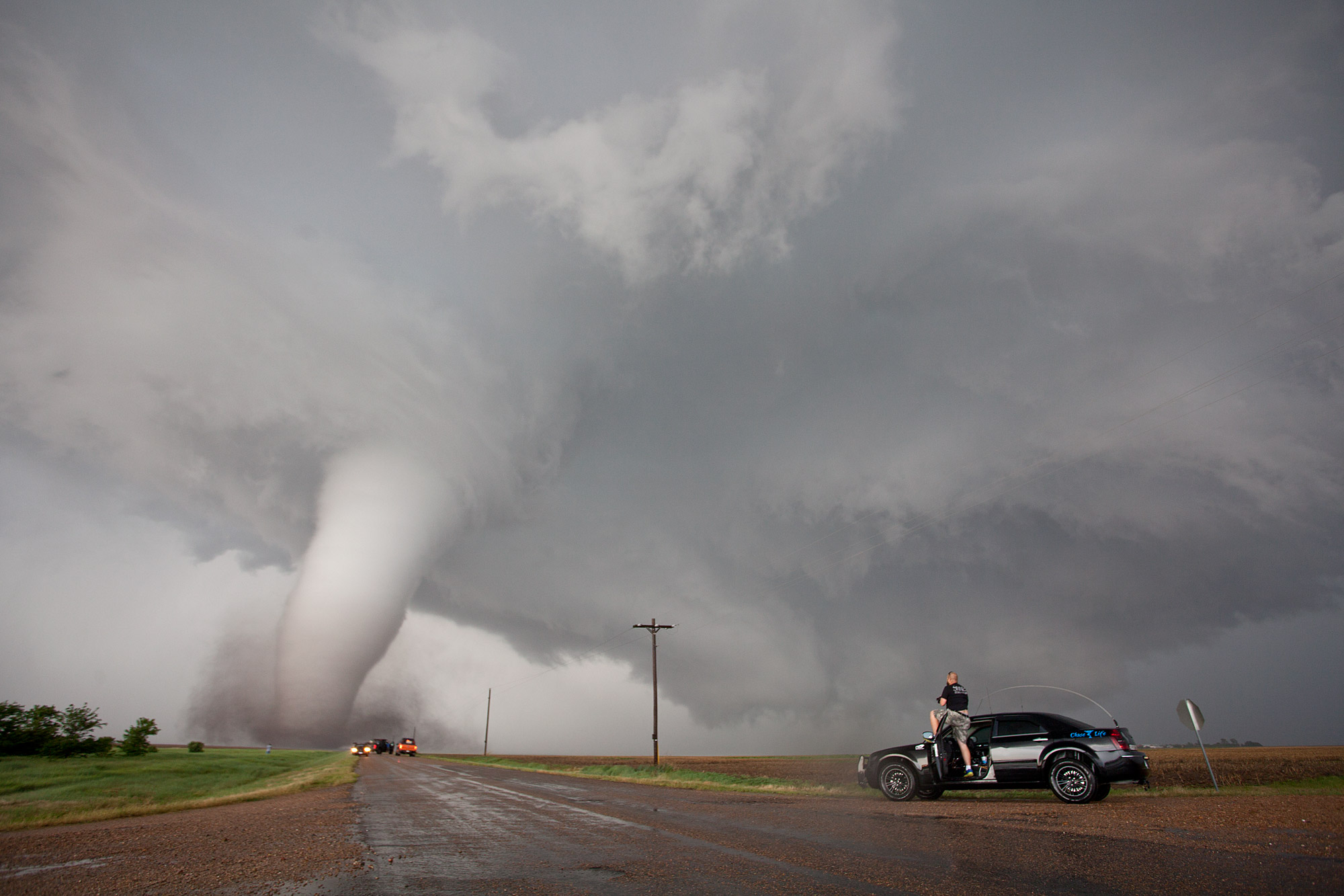 One of many tornadoes on May 24, 2016. (Ian Livingston)