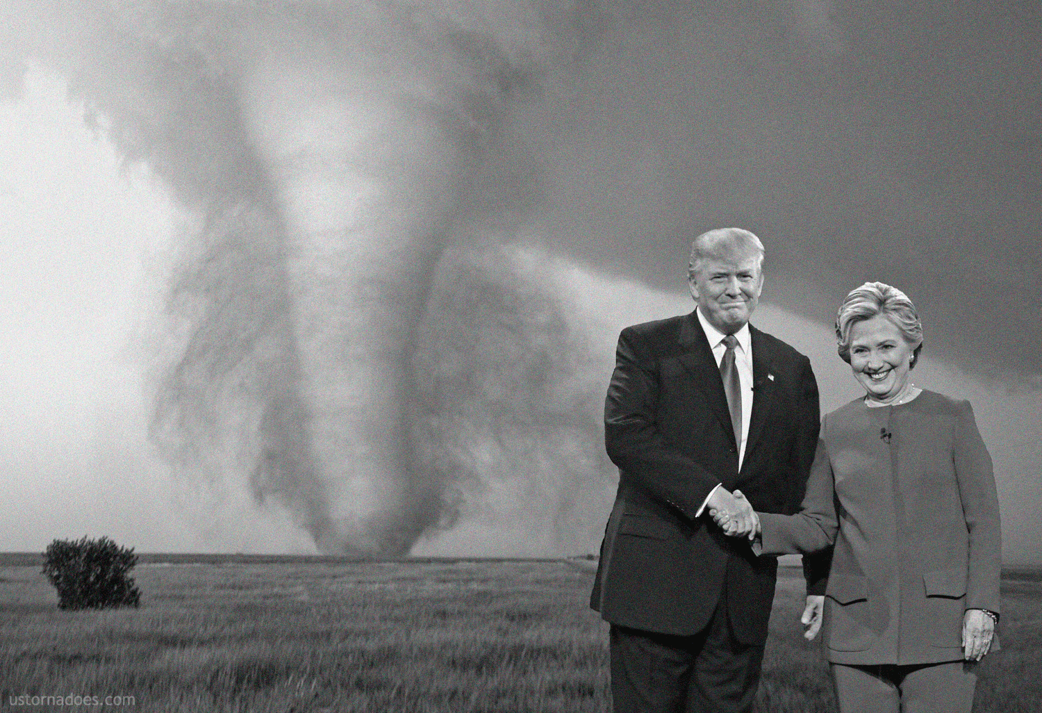 Tornadoes have scoured the landscape on Election Day before