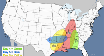 Tornado Threat Forecast: April 24-30, 2017