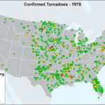 An overview of the modern tornado record, 1950 through present (maps ...