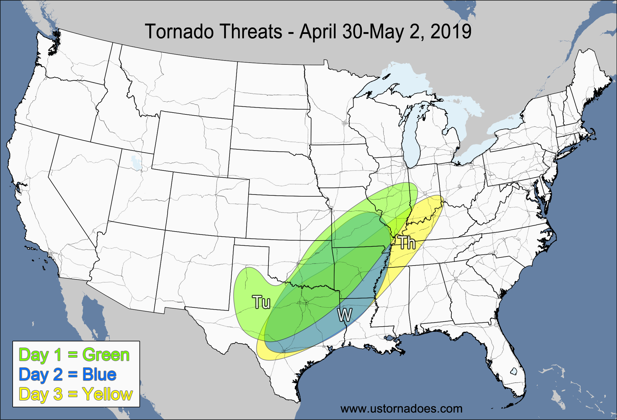 Tornado Threat Forecast: April 30-May 6, 2019