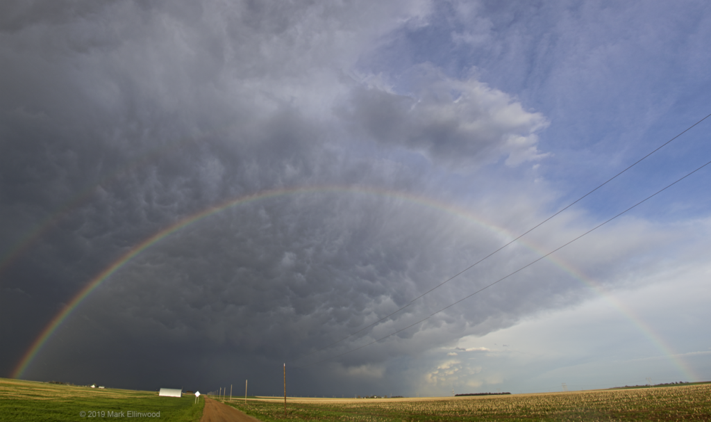 tornado rainbow lightning