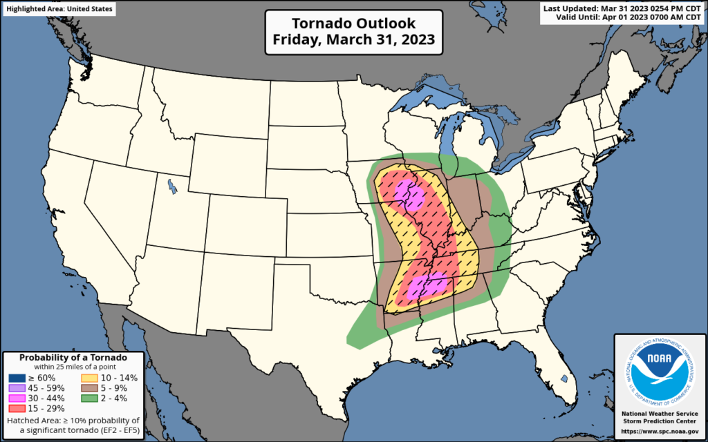 March 31, 2023 tornado outbreak videos